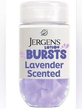 Jergens Lavender Star-Shaped Lotion Bursts Moisturizer 38 ct